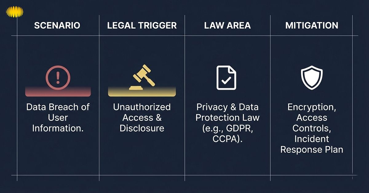 Deepfake Risk Scenarios and Legal Exposure