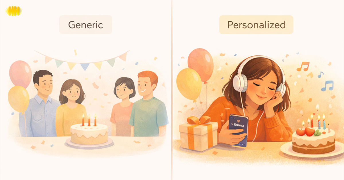 Generic Birthday Songs Vs Personalized AI Songs
