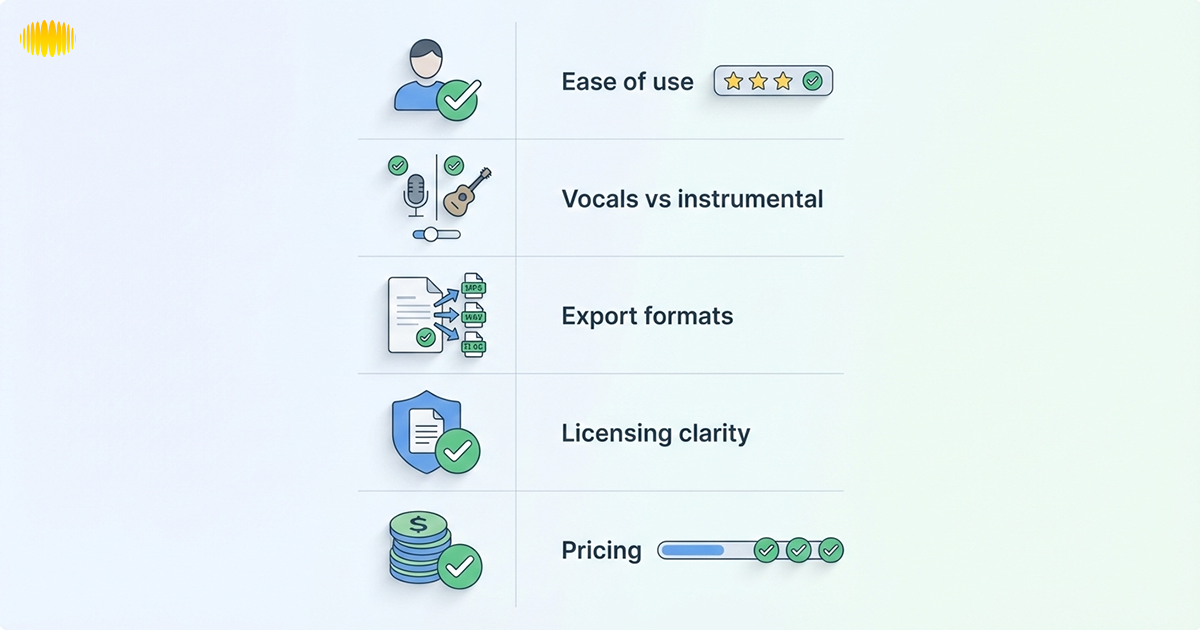 How We Evaluated AI Music Generators